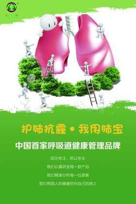 呵护肺健康预防肺隐患海报
