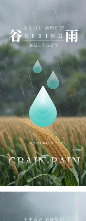 谷雨 节气单图