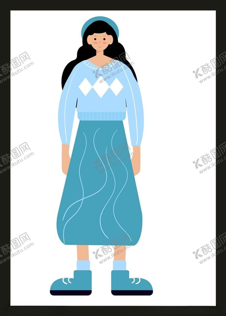 编号：97951802180726567714【酷图网】源文件下载-手绘女孩女人