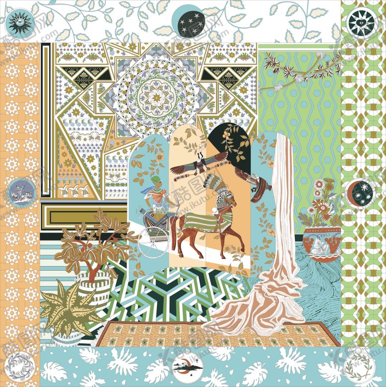 编号：91903010121013036814【酷图网】源文件下载-大牌方巾