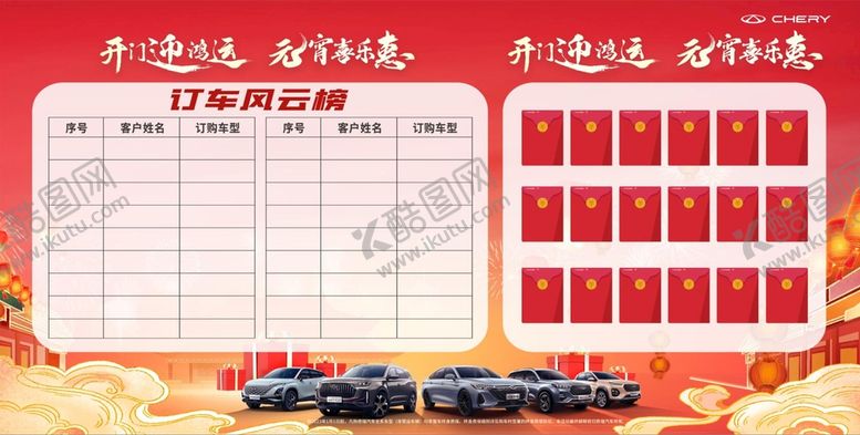 编号：94036010142252093677【酷图网】源文件下载-订车风云榜