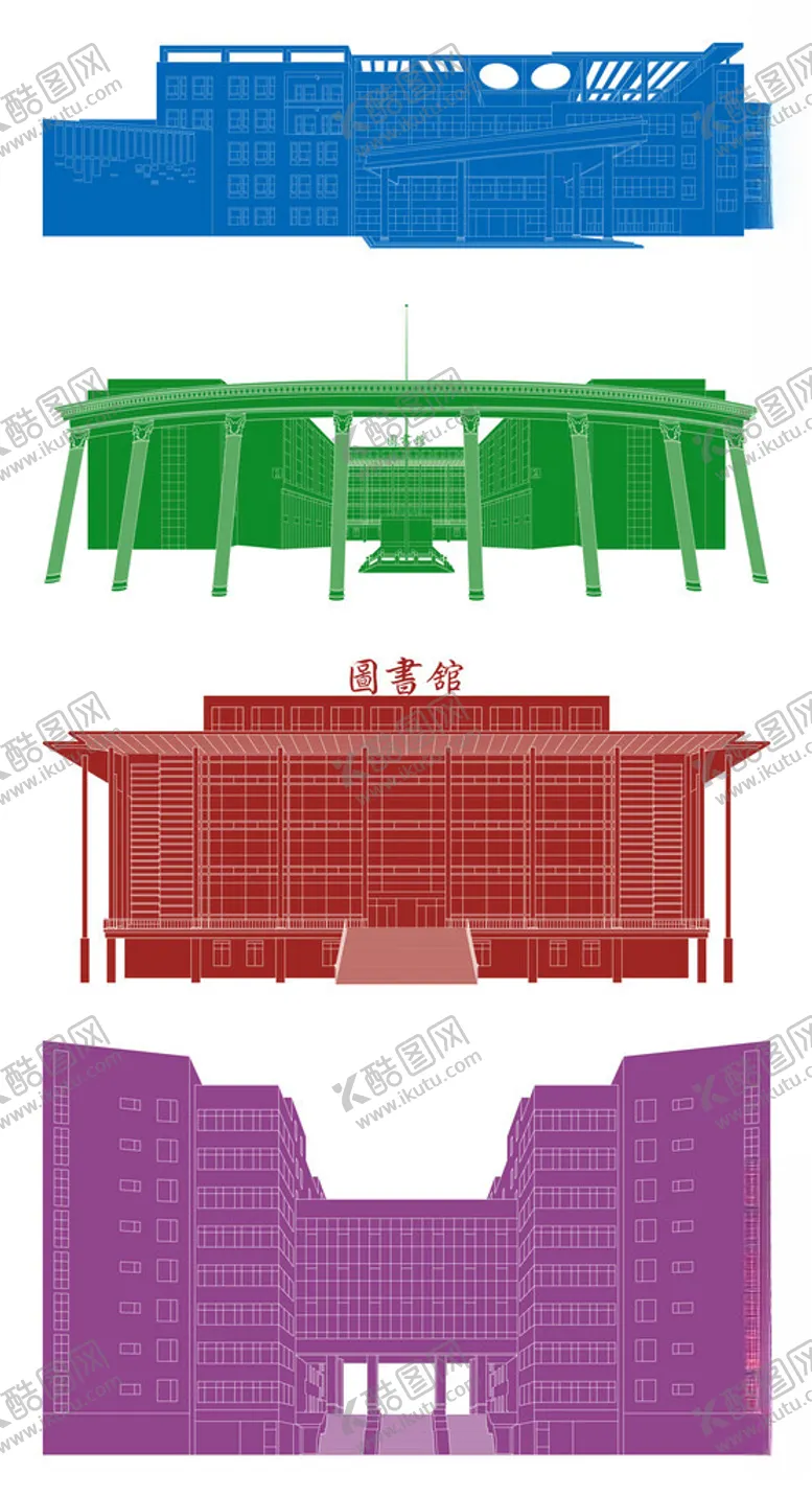 编号：99187401270635443118【酷图网】源文件下载-建筑线稿