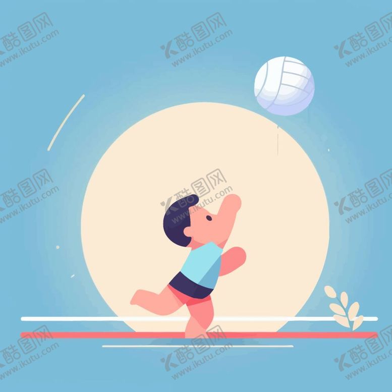 编号：36737612032335329415【酷图网】源文件下载-扁平运动素材