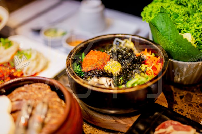 编号：12249410131630119543【酷图网】源文件下载-韩国烤肉美食传统美食餐饮