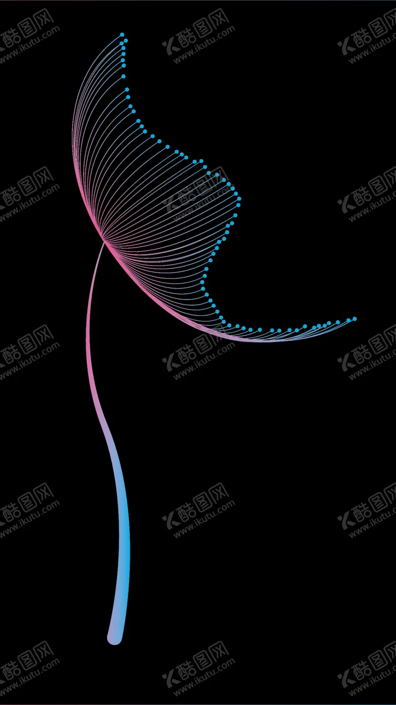 编号：32767902232218509041【酷图网】源文件下载-绚丽波浪线彩色线条多款设计