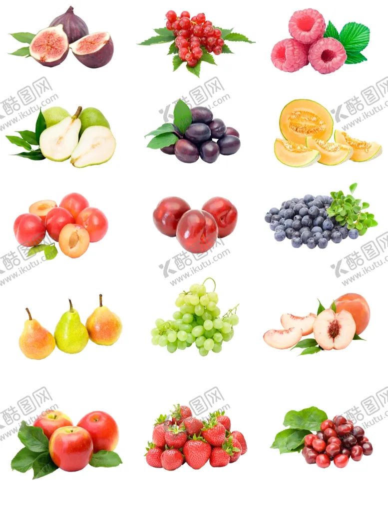 编号：19765905021700365845【酷图网】源文件下载-水果草莓苹果哈密瓜