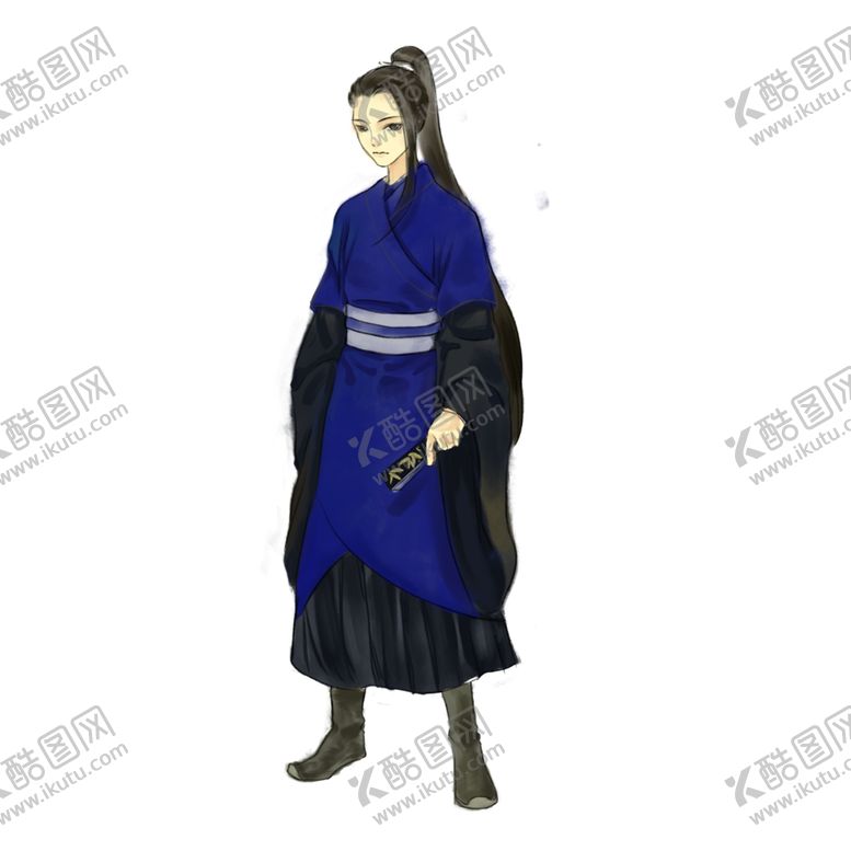 编号：13968906280614252937【酷图网】源文件下载-水墨武侠人物