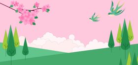 春日烂漫风景图