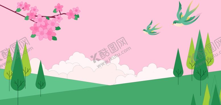 编号：84470504161506447385【酷图网】源文件下载-春日烂漫风景图