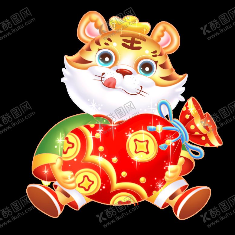 编号：40295110042319043071【酷图网】源文件下载-卡通虎插画