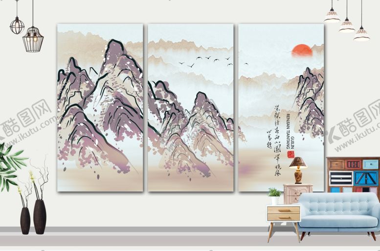 编号：84556405050502275721【酷图网】源文件下载-山水画
