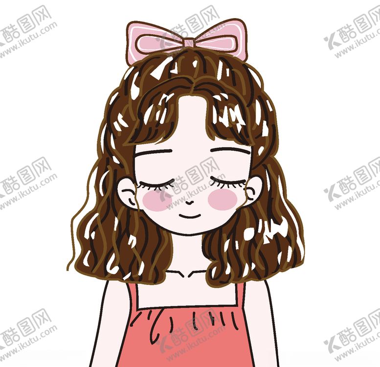 编号：30097504211457471906【酷图网】源文件下载-安静女孩