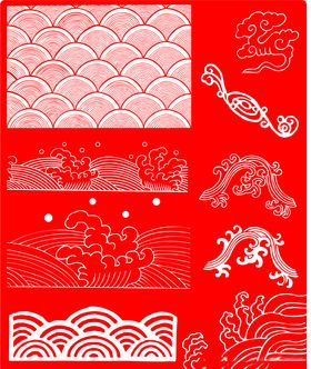 祥云花纹