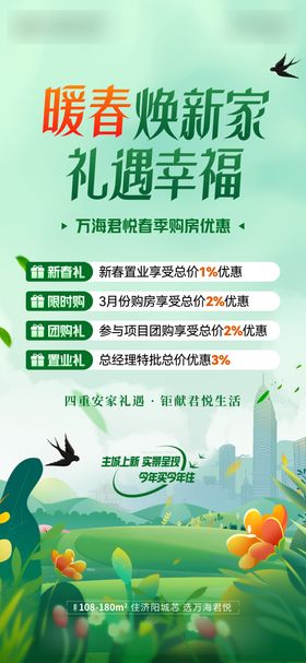 春季购房节海报