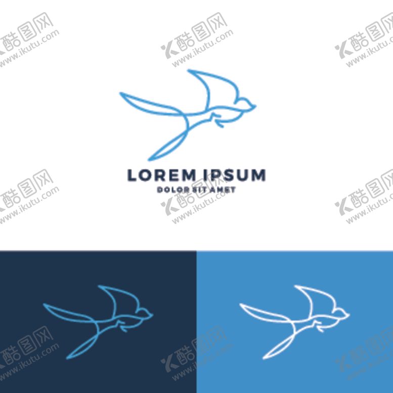编号：45331307082013049067【酷图网】源文件下载-禽类LOGO标志