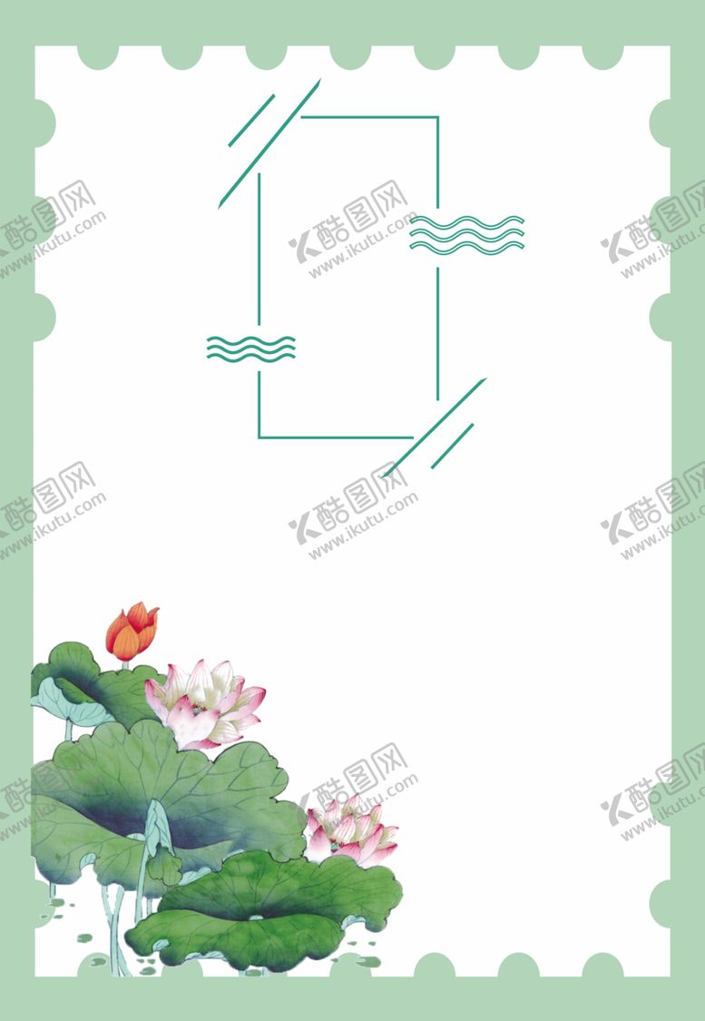 编号：88350910080610431751【酷图网】源文件下载-水墨荷花背景