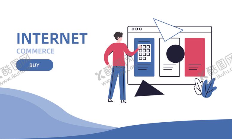 编号：63457910112031037261【酷图网】源文件下载-互联网商务矢量插画