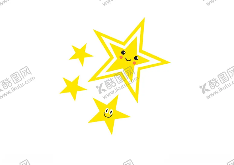 编号：39550602270455038992【酷图网】源文件下载-星星笑脸