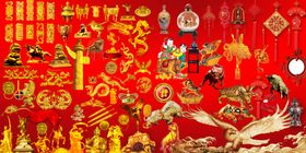 金色素材
