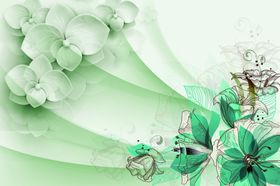花朵背景墙