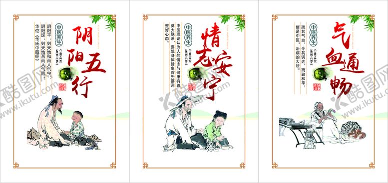 编号：55558901250219324506【酷图网】源文件下载-中医养生展板