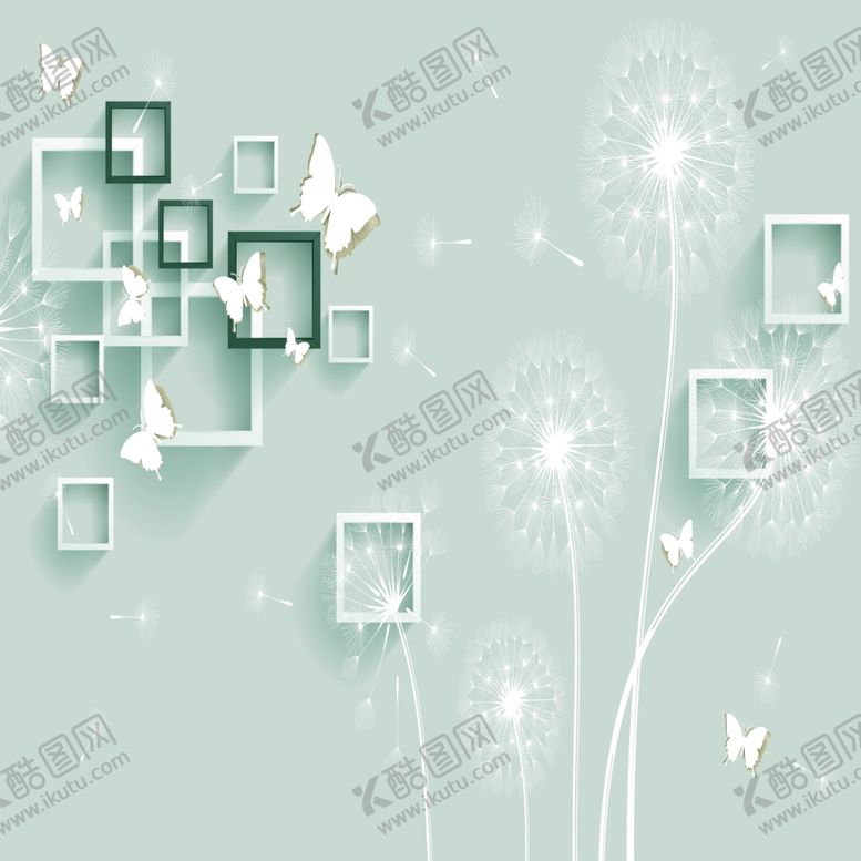 编号：34067009261737265623【酷图网】源文件下载-现代立体蒲公英