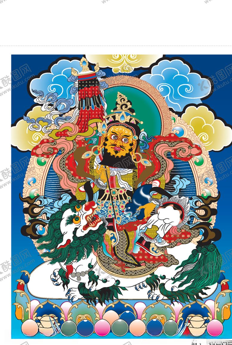 编号：19463707011254063018【酷图网】源文件下载-唐卡财宝大王