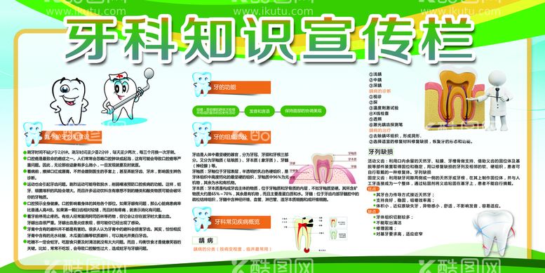 编号：66153311160701431041【酷图网】源文件下载-牙科展板