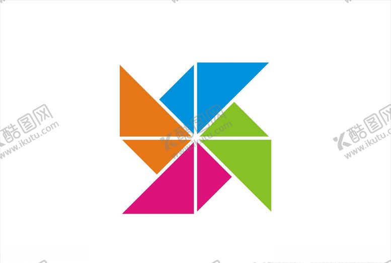 编号：71829410140242367859【酷图网】源文件下载-纸风车矢量图标