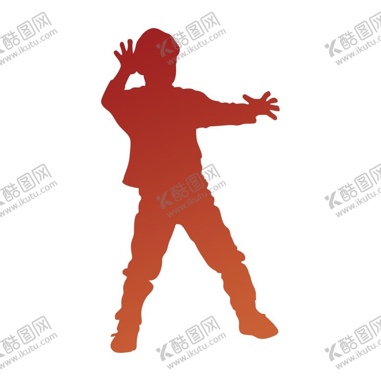 编号：30955306262324391431【酷图网】源文件下载-男孩运动剪影2