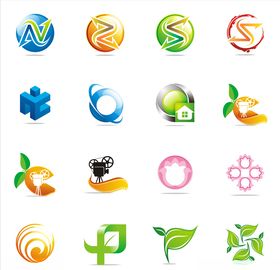LOGO设计素材美术科技logo字母logo