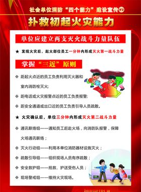 消防四个能力扑救初期火灾能力