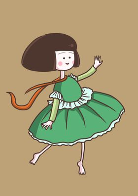 跳舞小女孩