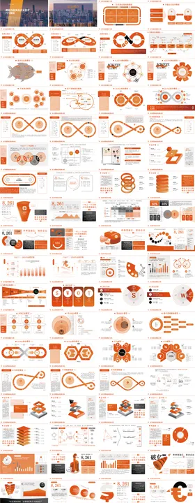 商务PPT模板200页 