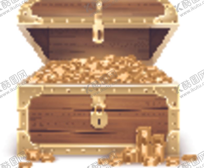 编号：70176210010924235228【酷图网】源文件下载-金币箱子