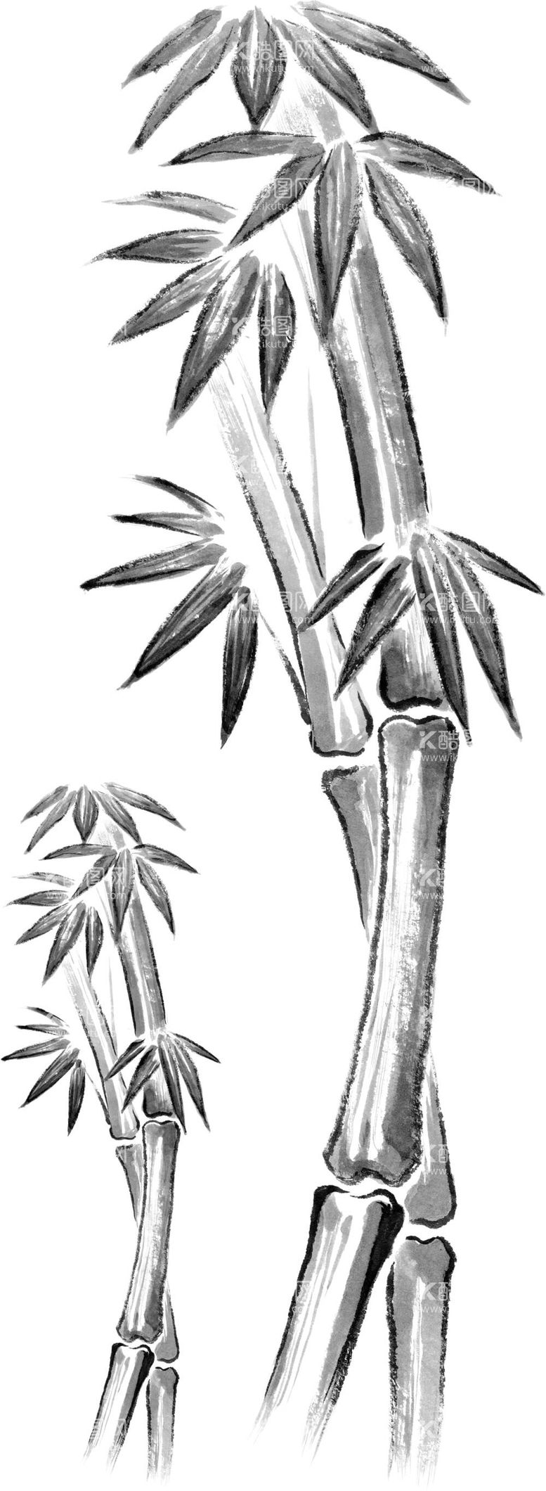 编号：48317912020647387506【酷图网】源文件下载-水墨竹子