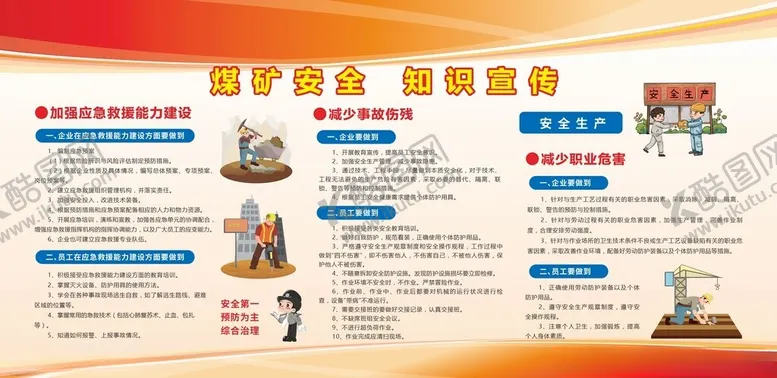 编号：29782401250627409844【酷图网】源文件下载-煤矿安全知识宣传