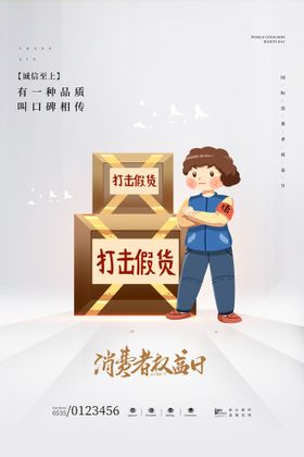 编号：42318009240455228496【酷图网】源文件下载-简约315消费者权益日打击假货