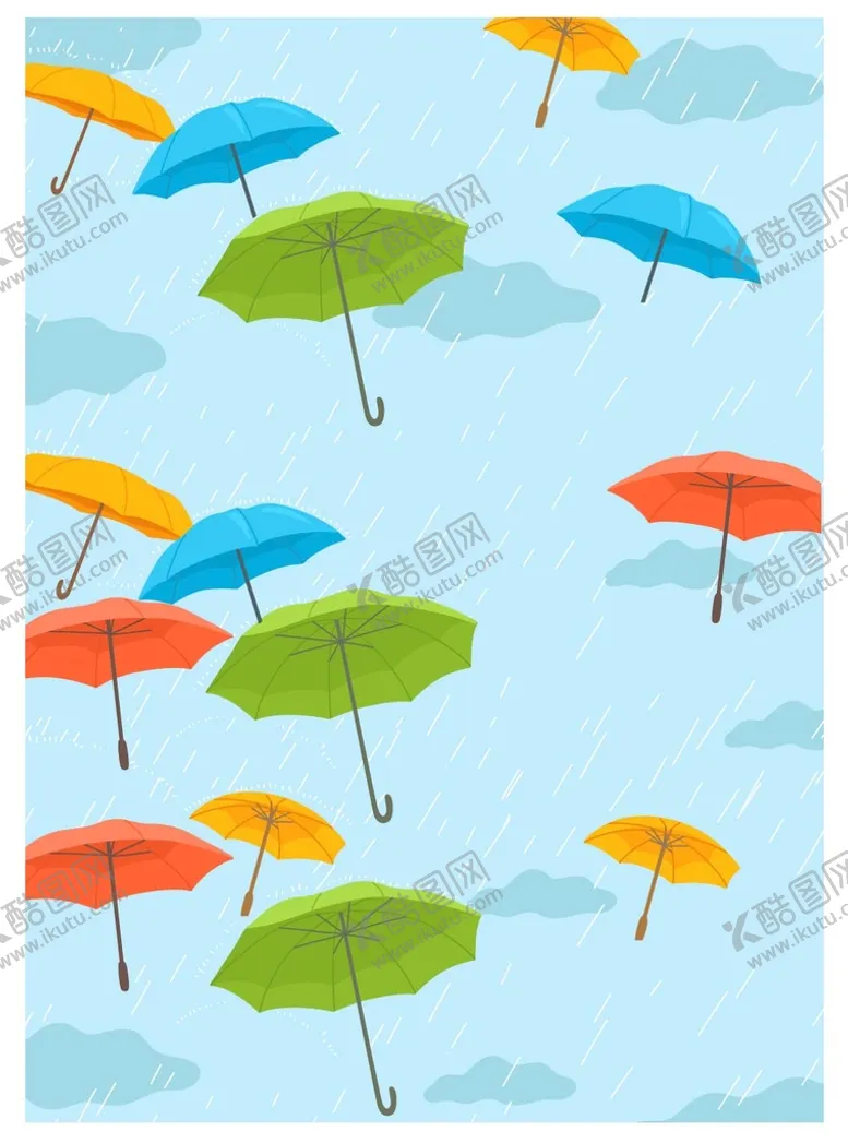 编号：80523409171012525270【酷图网】源文件下载-雨伞雨点