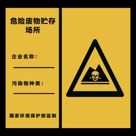 编号：07539809231403262956【酷图网】源文件下载-危险废物贮存分区标志