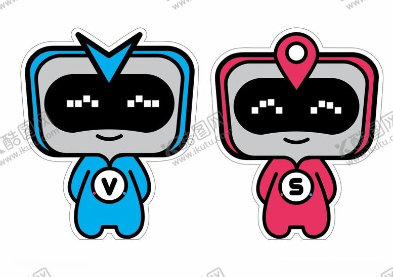 编号：23460409271706424936【酷图网】源文件下载-可爱卡通机器人形象