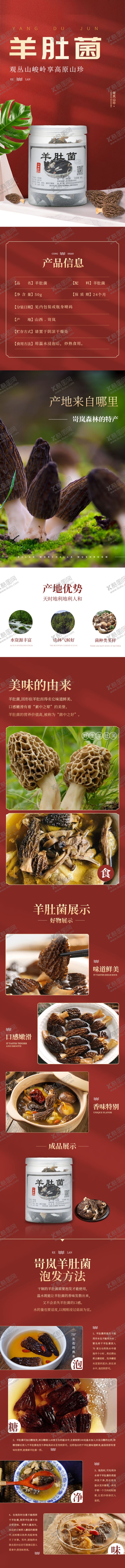 编号：40453204272216024836【酷图网】源文件下载-羊肚菌蘑菇产品详情