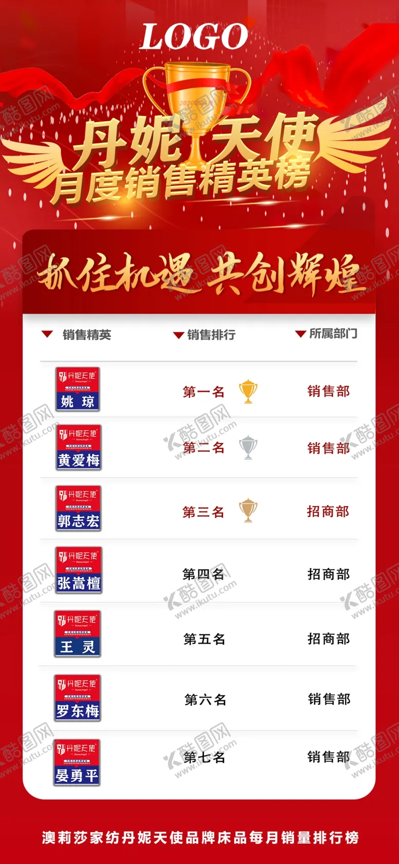 编号：54679309150649485136【酷图网】源文件下载-销售精英排行榜