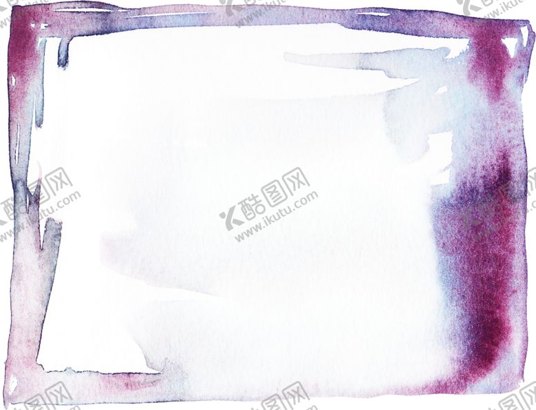 编号：70968705101001205252【酷图网】源文件下载-水彩边框