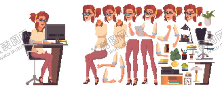 编号：40838909101324331367【酷图网】源文件下载-人物插画