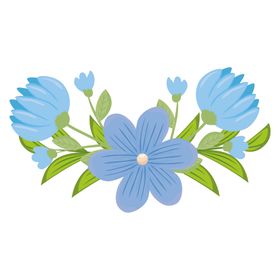 淡彩花朵