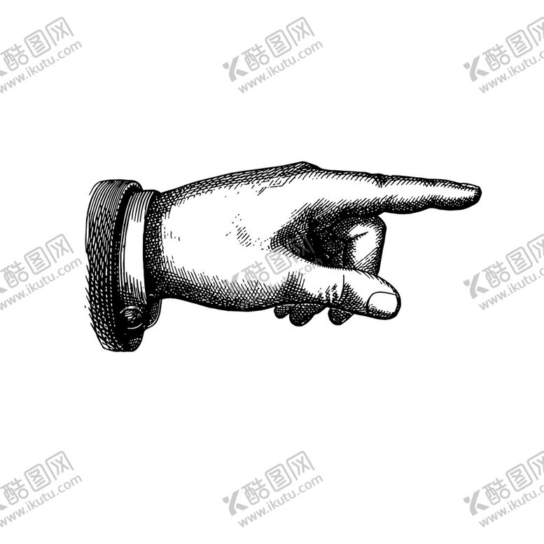 编号：91573209181620584376【酷图网】源文件下载-矢量复古手指雕版