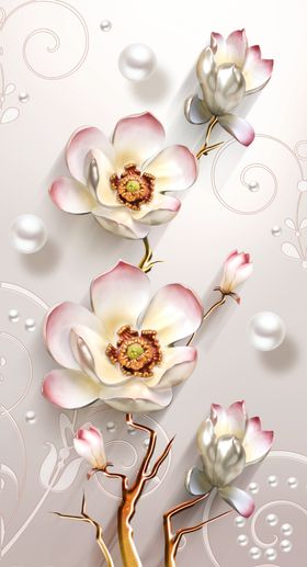 浮雕花