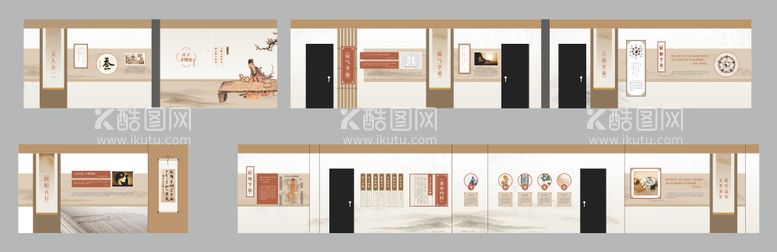 编号：74575211301709488698【酷图网】源文件下载-中医理疗文化展示走廊