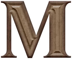 木制字母